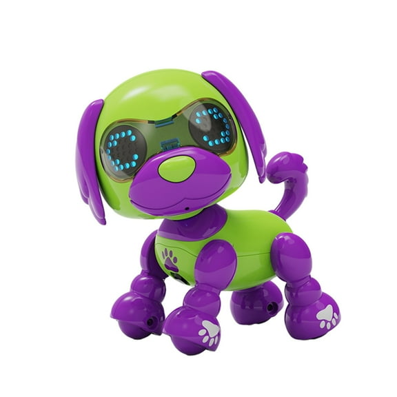 Dadiaei Intelligent Robot Dog Early Learning Toy with Touch Sensor Lights and Recording Educational Gift