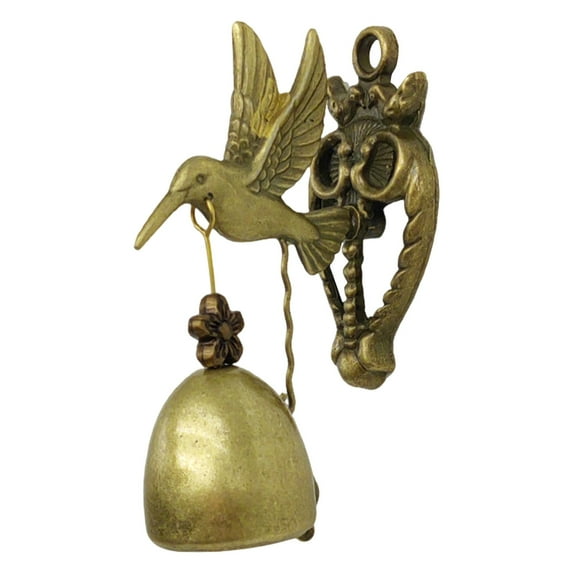 Dadiaei Retro Metal Outside Farmhouse Door Bell, Animal Shape Decoration Hanging Bell for Yard or Garden, Manually Shaking Doorbell Indoor Outdoor Wall Mounted Ornamental Dinner Bell