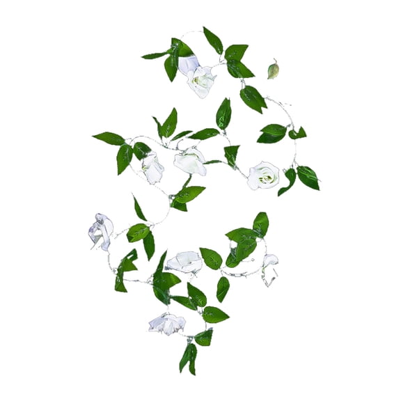 Dadiaei Simulated Rose Vine 78.7 Inch Plastic Wall Hanging for Wedding Valentines Day Decor 9 Heads Rattan Garland Pink Red Purple