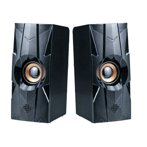 Dadiaei USB Wired Speaker System – Zero Delay Surround Sound, Plug & Play Computer Speakers, 6.93 In Compact Design for PC/Desktop, Crystal Clear Audio for Gaming & Movies