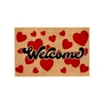 thumbnail image 1 of Dadiaei Valentine's Day Door Mat Romantic Heart Pattern Welcome Mat Non-Slip Entrance Door Rugs for Indoor Outdoor Home Bathroom Decor, 15.7x23.6 In, 1 of 6