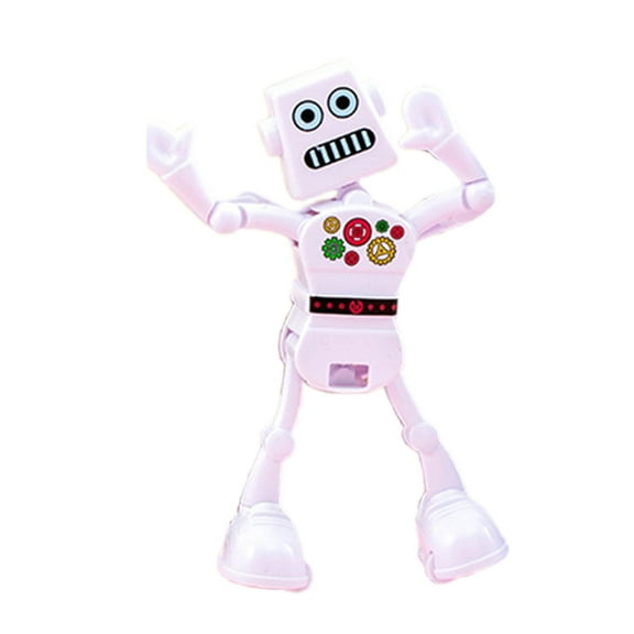 Dadiaei Wind Up Dancing Robot Toy Miniature Action Figure Portable Key Operated Interactive Dance Moves for Play Stress Relief Fun Motion Toy