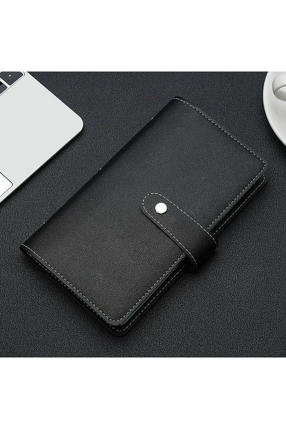 Women/Men Leather Credit Card Holder Wallet, Slim Business Card Case Organizer with RFID Protection, Compact Card Holder for IDs, Gift for Her/Him, Stylish Card Wallet Bag for Everyday Use