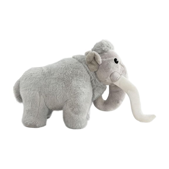 Dadiaei Woolly Mammoth Stuffed Animal Realistic Soft Plush Toy Cuddle Bedtime Buddy Prehistoric Creature Educational Gift