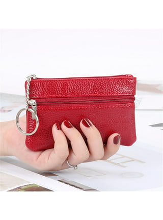  Small Wallets Women Splicing Short Wallet Purses Female Short  Coin Zipper Purse Credit Card Holder (Color : E, Size : 12 * 9cm) :  Clothing, Shoes & Jewelry