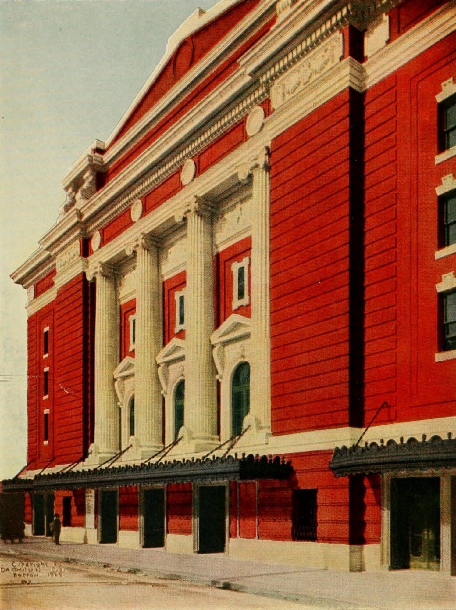 Dadmun Leon American History & Encyclopedia of Music 1910 Boston Opera Hse Canvas Art - (18 x 24)