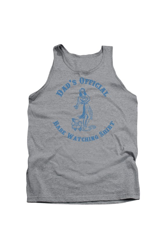 - Dads Babe Watching Shirt - Tank Top - Medium