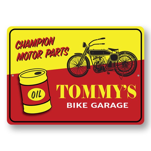 Dads Classic Service Garage Aluminum Metal Decor Sign - 10x14 inches