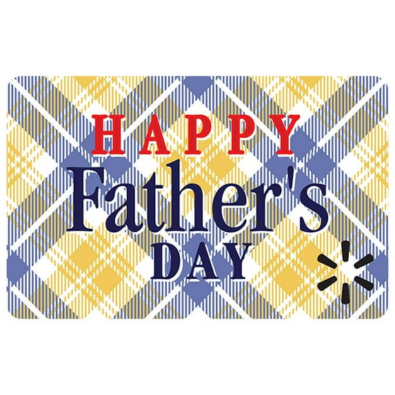 Dads Cool Plaid Walmart Gift Card