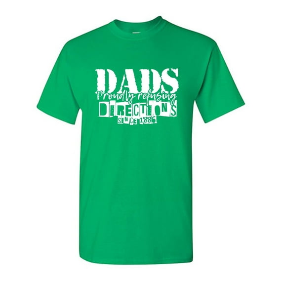 Dads Directions Sarcastic Humor Graphic Tees Gift For Mens Novelty Funny T Shirt