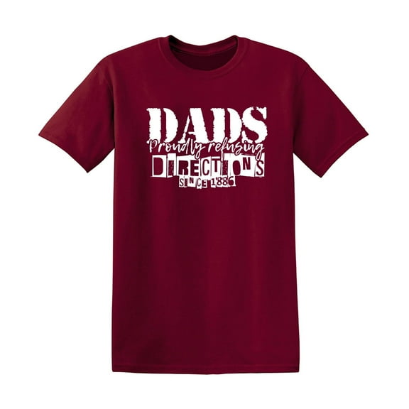 Dads Directions Sarcastic Humor Graphic Tees Gift For Mens Novelty Funny T Shirt
