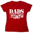 thumbnail image 1 of Dads Directions Sarcastic Humor Novelty Funny Women's Casual Tees, 1 of 3