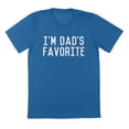 thumbnail image 1 of Dads Favorite Humor Father'S Day Graphic Royal Mens T-Shirt, 1 of 1