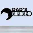 thumbnail image 1 of Dads Garage with Wrench Graphic Laser Cut Solid Steel Decorative Home Accent Wall Sign Hanging, 1 of 3