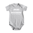 thumbnail image 1 of Dads Know A Lot, Grandpas Know Everything Baby Bodysuit Newborn Clothes Cute Boy Outfits Light Gray-style 3-6M, 1 of 5
