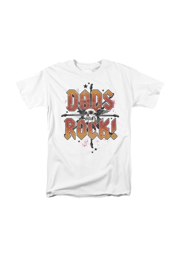 Dads Rock Father's Day Apreciation Rock N' Roll Daddy Adult T-Shirt
