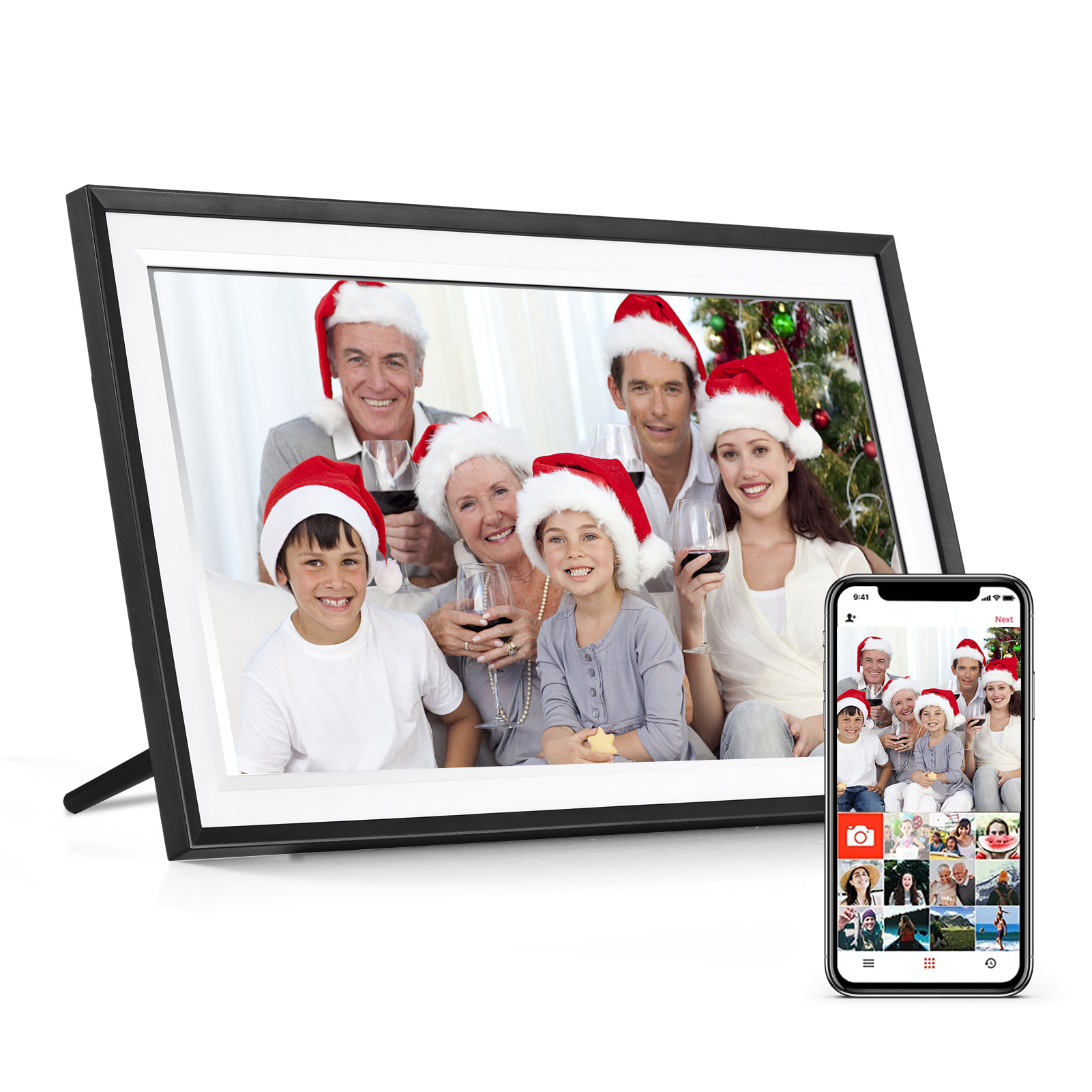 Dadypet Digital Photo Frame,Auto Rotation Share Frame 1920 * Tft