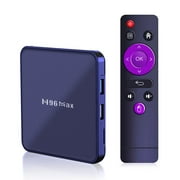 Dadypet Intelligent player,TV Box Max V12 BT4.0 100M Dual-band WiFi V12 Android VP9 H.265 Remote UHD 4K RK3318 Dual-band WiFi BT4.0 4K Media Box UHD 100M LAN Player H96 Dazzduo player Box