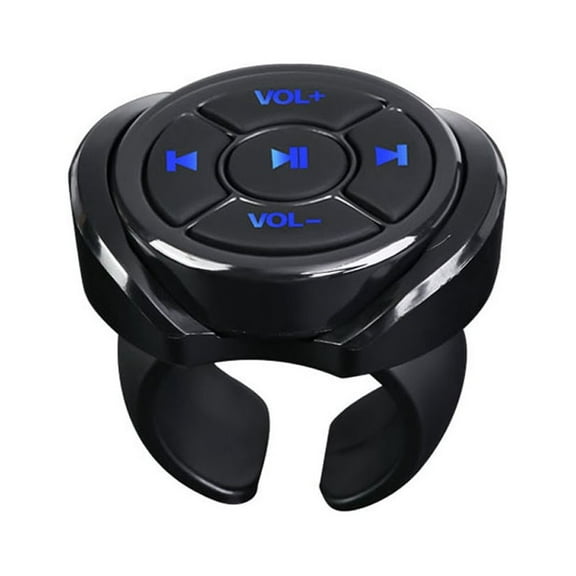 Dadypet Remote control,Media Button BT5.0 Remote Music Play Button BT5.0 Remote Compatible Android iOS BT5.0 Remote Car Wireless Remote Car Wheel Play Compatible Android Car Wheel Remote dsfen