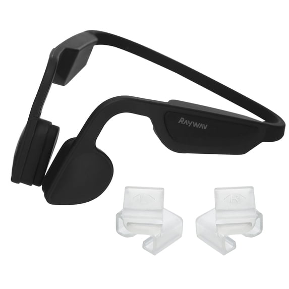 Dadypet Swimming Bone Conduction Headphone Bluetooth5.0 Handset IPX8 Waterproof Handfree Wireless with Microphone for Pool and Oceans