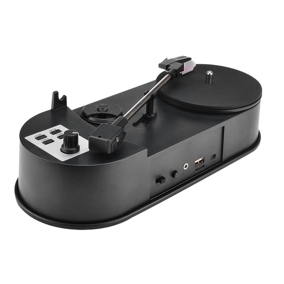 Dadypet Vinyl to MP3 Converter Turntable with 5V Adapter - Convert Your LPs into Digital Audio Files!