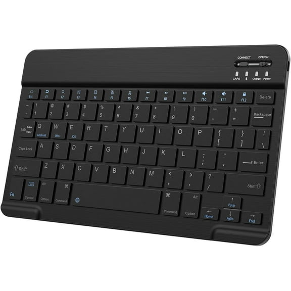 Dadypet Wireless Keyboard Mouse Set for Mobile Tablet Computer, Office Control, Mute, Single Keyboard, Black