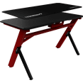 thumbnail image 1 of DAEDALUS E1, Gaming Desk Featuring Waterproof Gaming Mouse Mat, Cable Management Design, Power Strip Holder (Red), 1 of 9