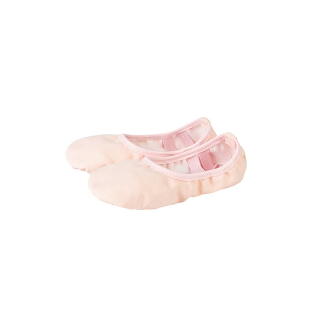Daeful Kids Adults Dancing Shoe Split Sole Flats Slip On Ballet Shoes