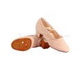 thumbnail image 1 of Daeful Kids Wear Resistant Comfort Chunky Heel Jazz Shoes Dancing Casual Round Toe Dance Shoe Light Pumps, 1 of 5