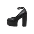 thumbnail image 1 of Daeful Ladies Lightweight Round Toe Dress Pump Shoes Walking Anti-Slip High Heels Wedding Fashion Chunky Block Heel Mary Jane Black 5, 1 of 5