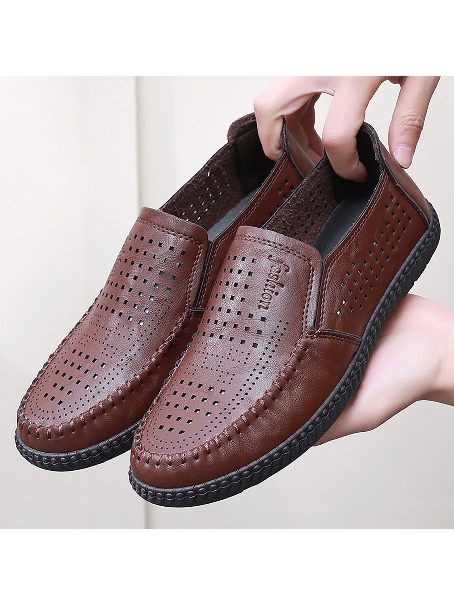 Daeful Men Loafers Casual Flats Slip On Boat Shoe NonSlip Classic