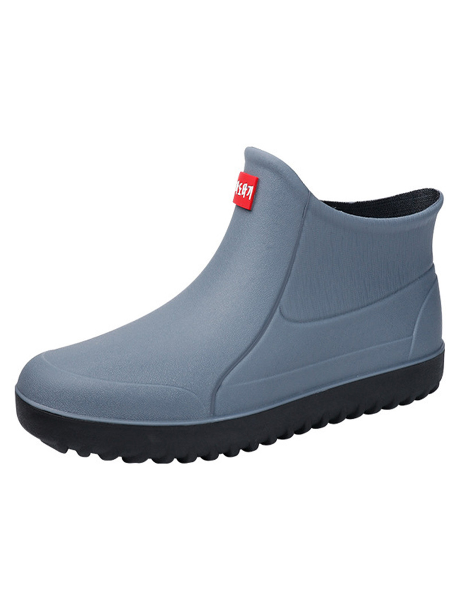 Daeful Men's Garden Shoes Lightweight Waterproof Boot Outdoor Rain