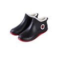 thumbnail image 1 of Daeful Men's Women's Winter Fishing Boots Waterproof Deck Boots Comfortable No-Slip Sole with Plush Lined Red (with Fixed Plush Lining) 7.5-8, 1 of 3