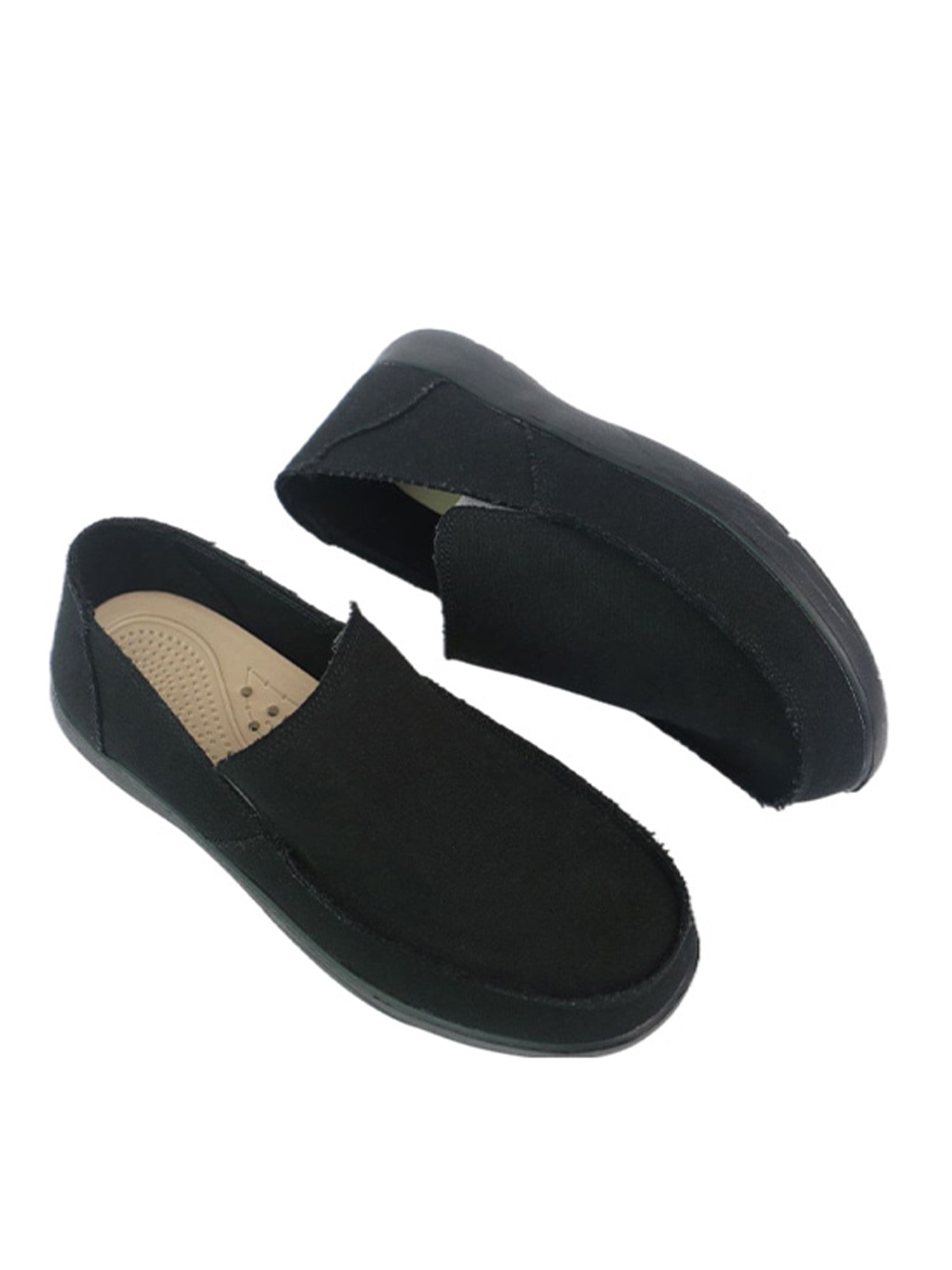 Daeful Mens Slip On Canvas Espadrilles Deck Trainers Flat Pumps Shoes