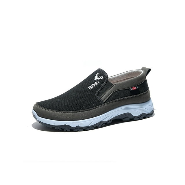 Daeful Mens Sneakers Slip On Casual Shoe Comfort Walking Shoes ...