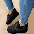 thumbnail image 1 of Daeful Womens Boots Warm Ankle Boots Non-Slip Bowknot Shoes Booties Fuzzy Slippers, 1 of 3