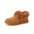 thumbnail image 1 of Daeful Womens Winter Moccasins Slippers Slip On Warm Shoes Outdoor/Indoor House Slipper Brown 9, 1 of 2