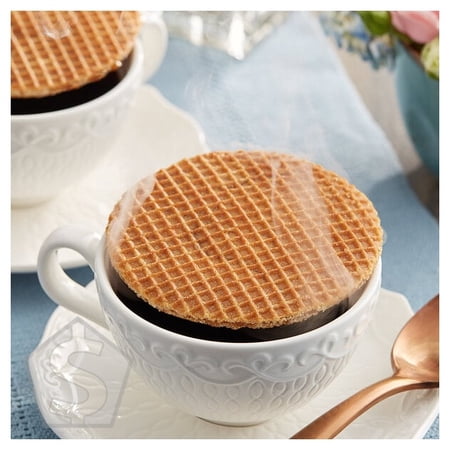 Daelmans Individually Wrapped Caramel Stroopwafels - 96/Case