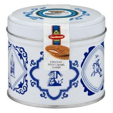 Daelmans Large Caramel Stroopwafel Tin - 8 ct