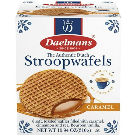 Daelmans Stroopwafels Caramel10.94oz Pack of 2