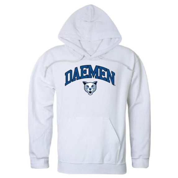 Daemen University Wildcats Campus Hoodie, White - Small