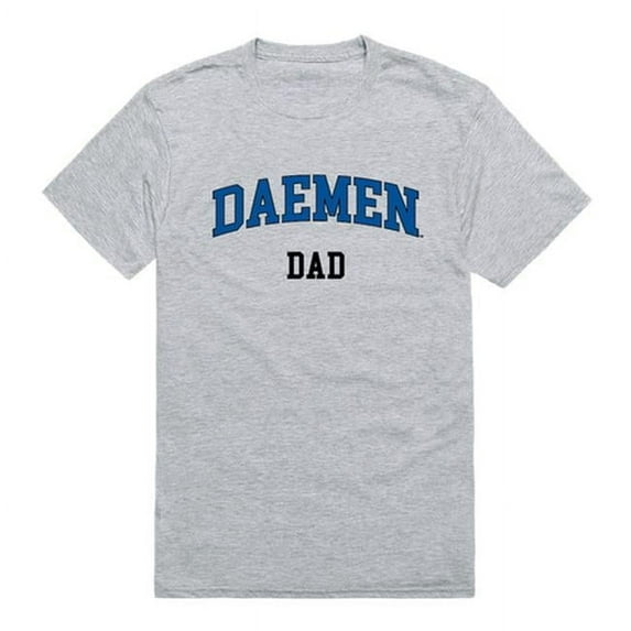 Daemen University Wildcats College Dad T-Shirt, Heather Grey - Medium