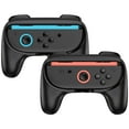 thumbnail image 1 of Daenfyy Joy-Con Grips for Nintendo Switch 2 (2025), Ergonomic Anti-Slip Handle Kit Accessories for Switch New Gen 2025 Joy Cons Controller, 2 Pack (Black), 1 of 5