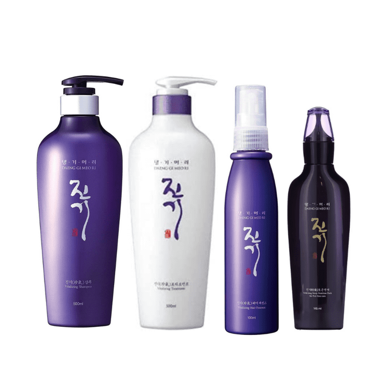 Daeng GI Meo RI Jin Gi Vitalizing Shampoo, Treatment, Tonic, and