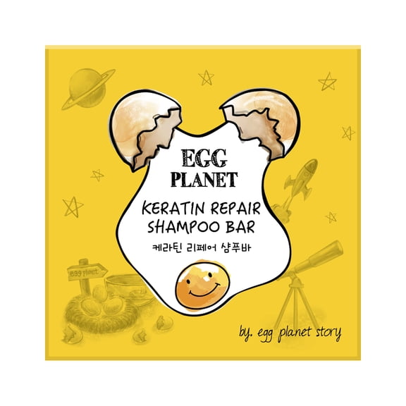 Daeng GI Meo Ri Egg Planet Keratin Repair Shampoo Bar (80g/2.8 oz)