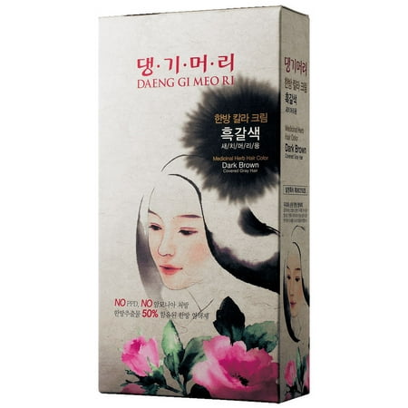 Daeng Gi Meo Ri Herbal Cream Hair Dye - Color : Dark Brown