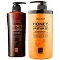 thumbnail image 1 of Daeng Gi Meo Ri Honey Intensive Hair Mask Pack 1000ml & Therapy Shampoo 500 ML, 1 of 3