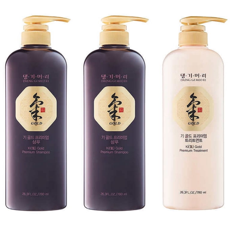 Daeng Gi Meo Ri Ki Gold Premium Hair Care, 3-pack, Anti-Hair Loss
