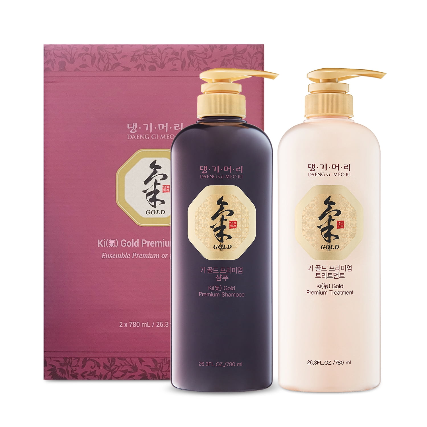 Daeng Gi Meo Ri Ki Gold Premium Shampoo 780ml + Treatment 780ml