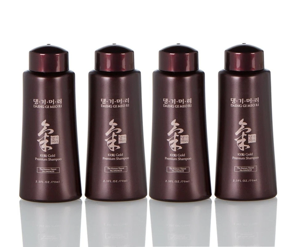 Daeng Gi Meo Ri Ki Gold Premium Shampoo Travel Set 70Ml (Pack Of 4)
